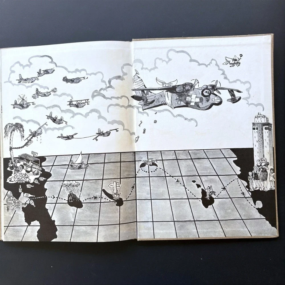 Vintage 1959 The Bamboo Bomber Patrol Squadron Forty-Two VP-42 Navy Cruise Book